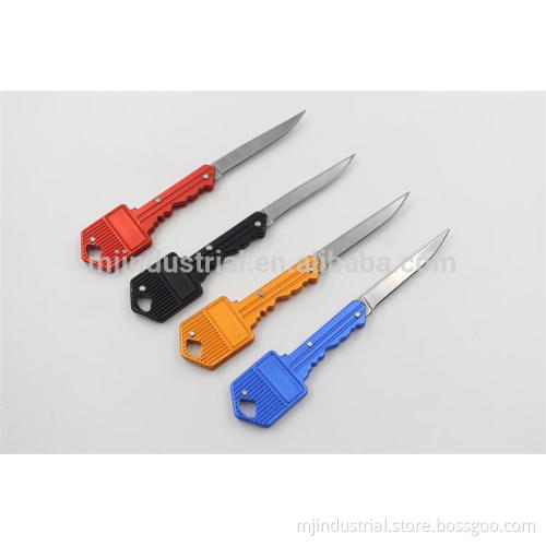 Key shaped folding knife, household knife